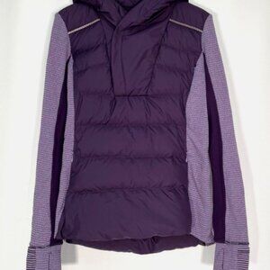 Lululemon Fluff Off Pullover 800 Down Puffer Jacket Zinfandel Purple